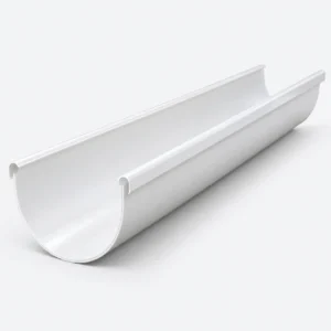 uPVC rainwater gutter