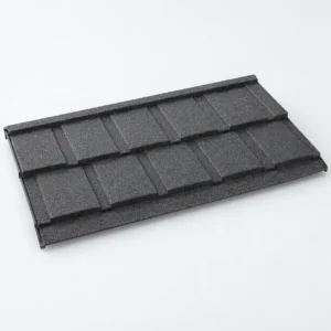 Shingle-profile steel tile
